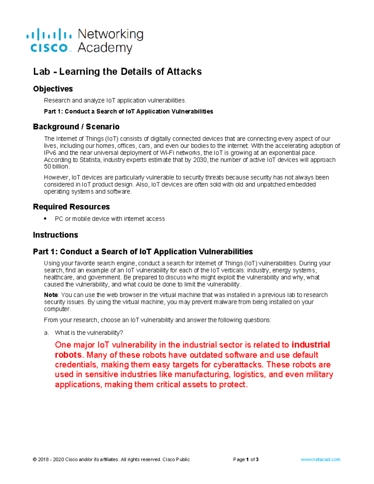 1aaaaaaaaaaaaaaaaaaaaaaa - Lab - Learning the Details of Attacks ...