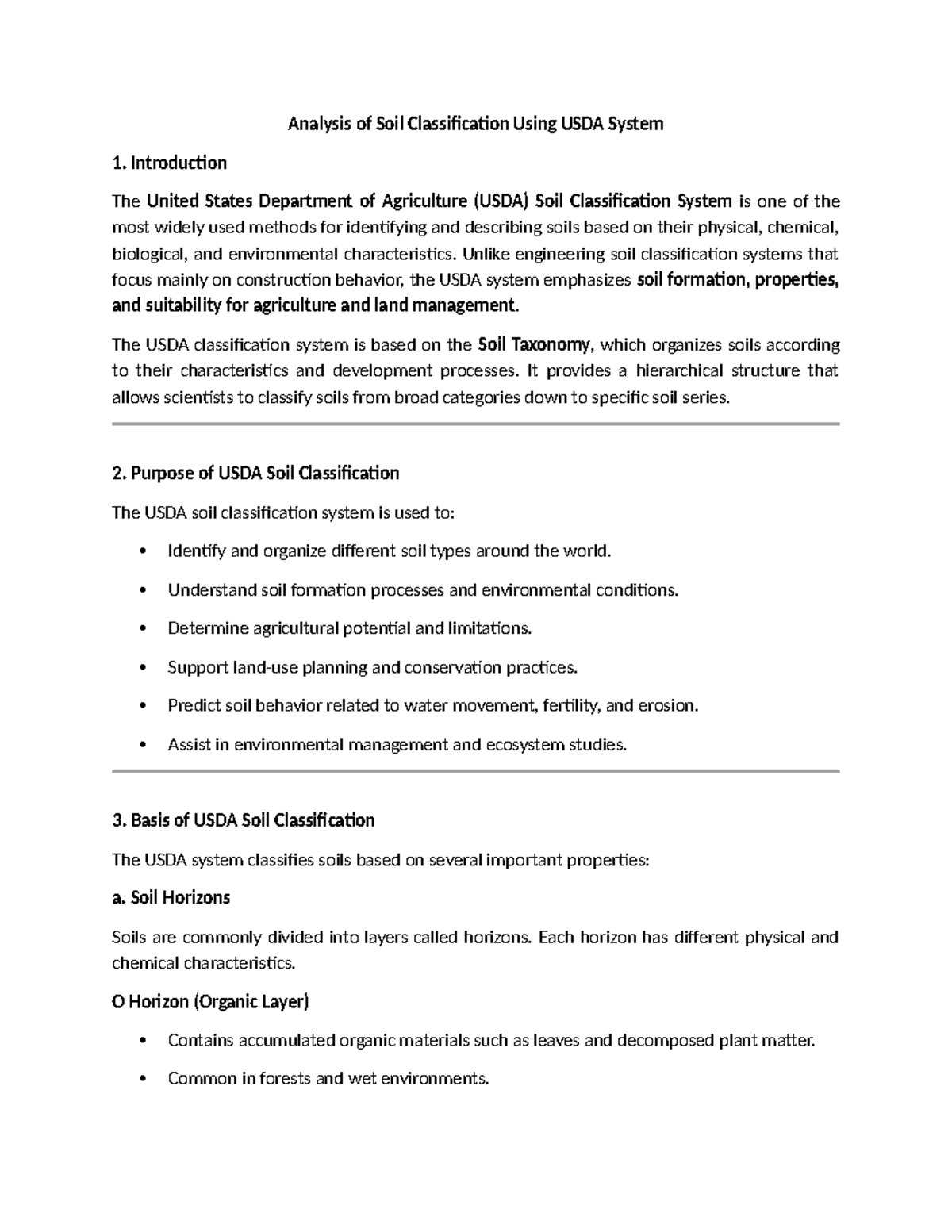 USDA Soil Classification Analysis: Understanding Soil Types and ...
