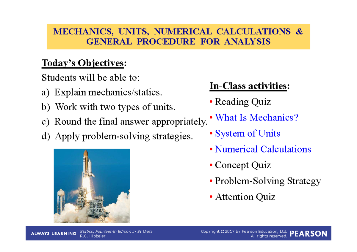 Chapter 01 - Newton's Laws of Motion & Equations of Motion (MECHANICS ...