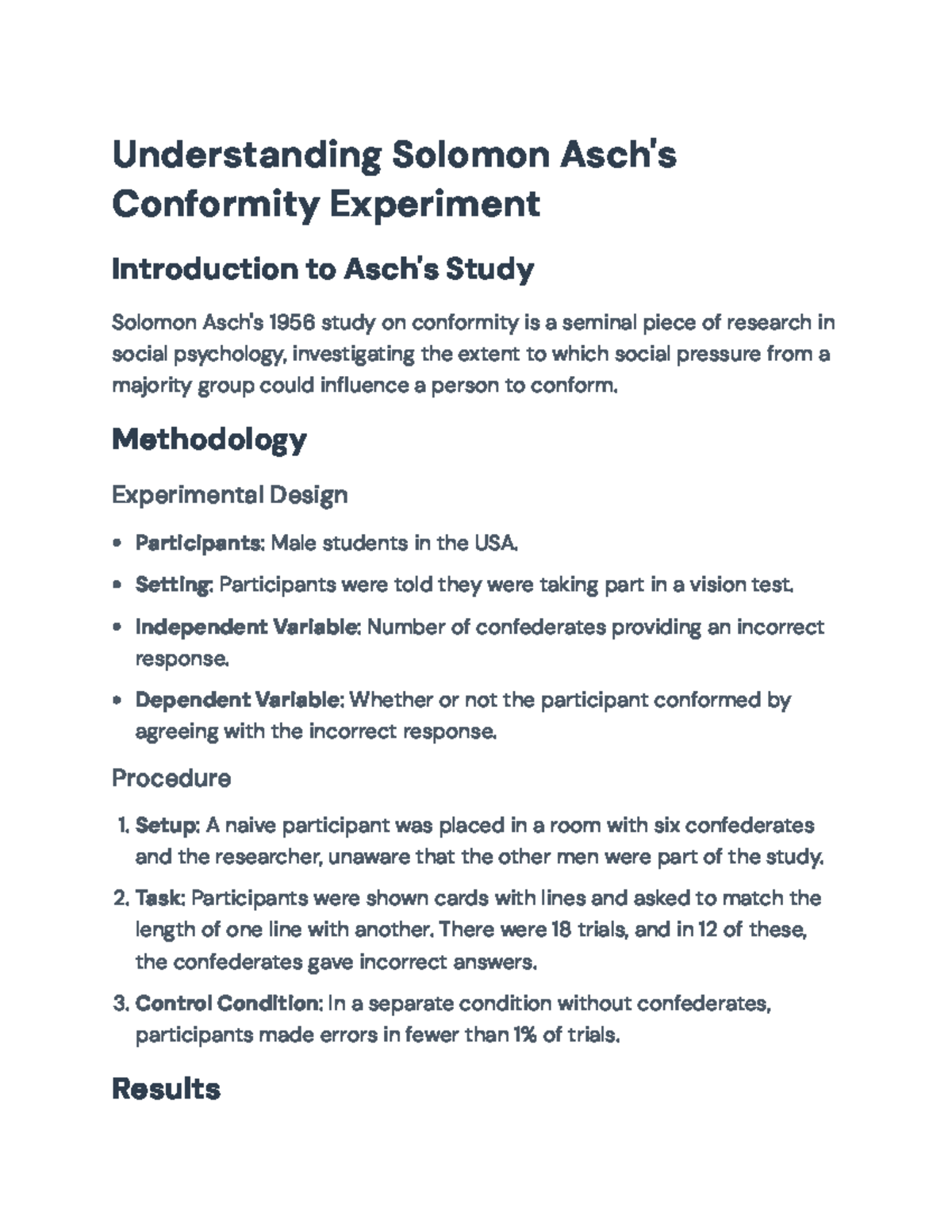 Analyzing Solomon Asch's 1956 Conformity Study: Key Insights & Findings ...