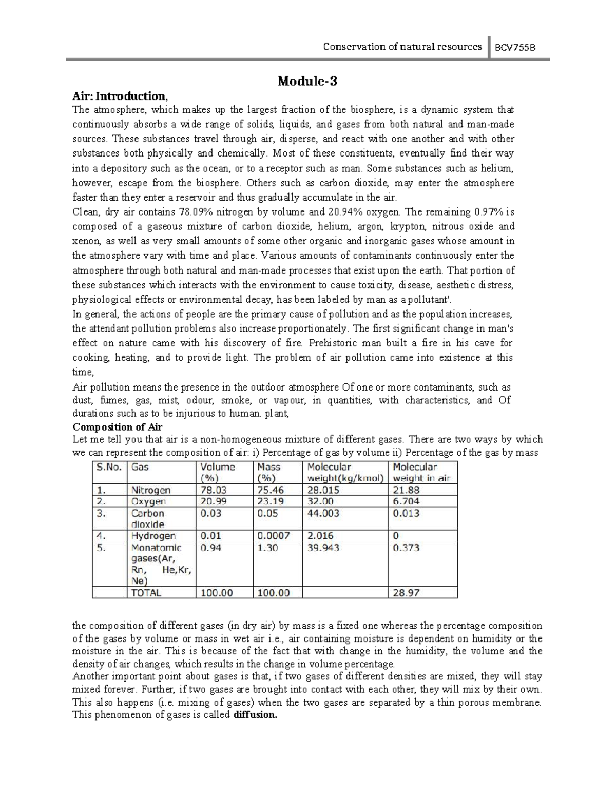 Conservation of Natural Resources: Air Pollution Overview, BCV755B ...