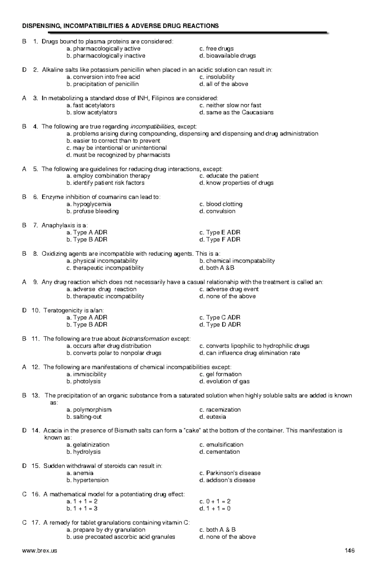 Pharmacology - BLUE Pacop - Pharmacology and toxicology BLUE PACOP A ...