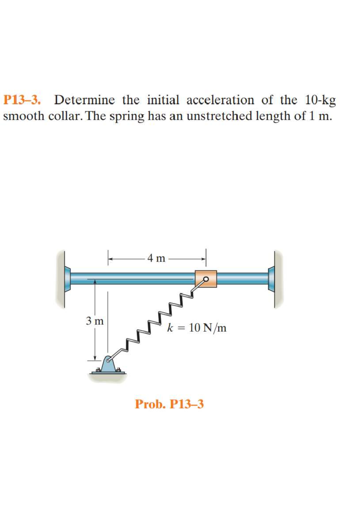 Dynamics PROB 2: Initial Acceleration & Velocity Calculations - Studocu