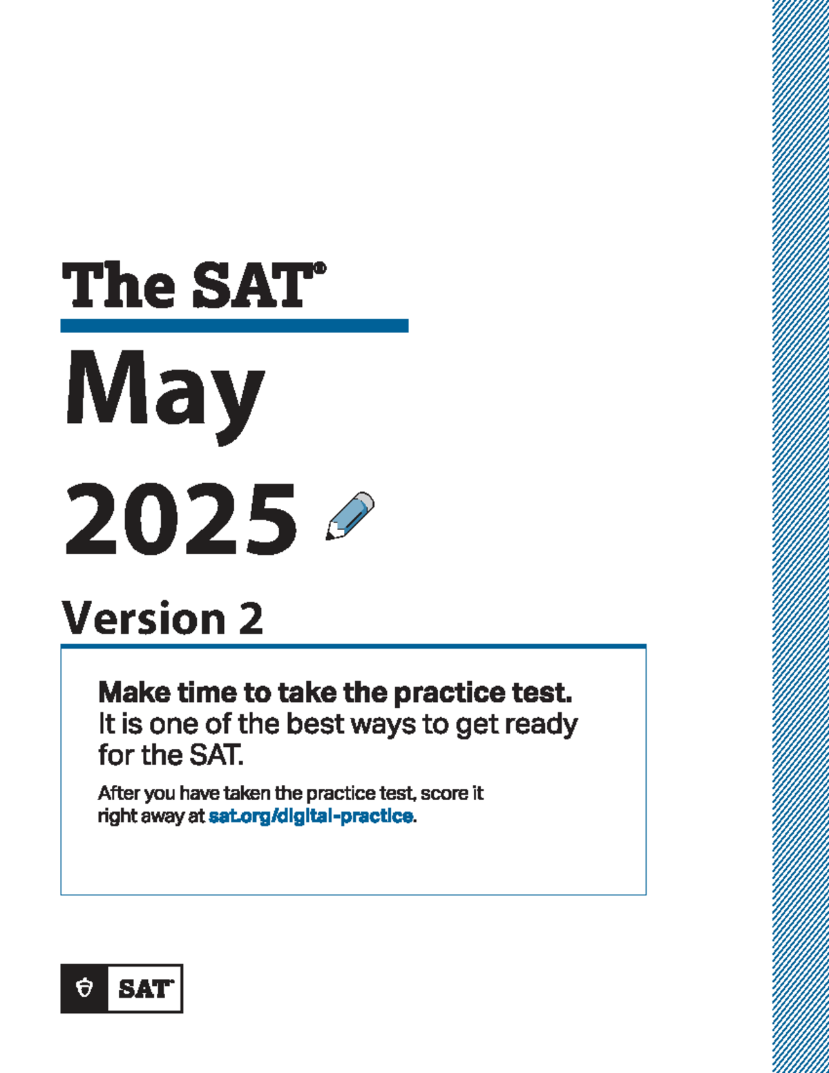 May 2025 SAT Practice Test - Full Version - Studocu