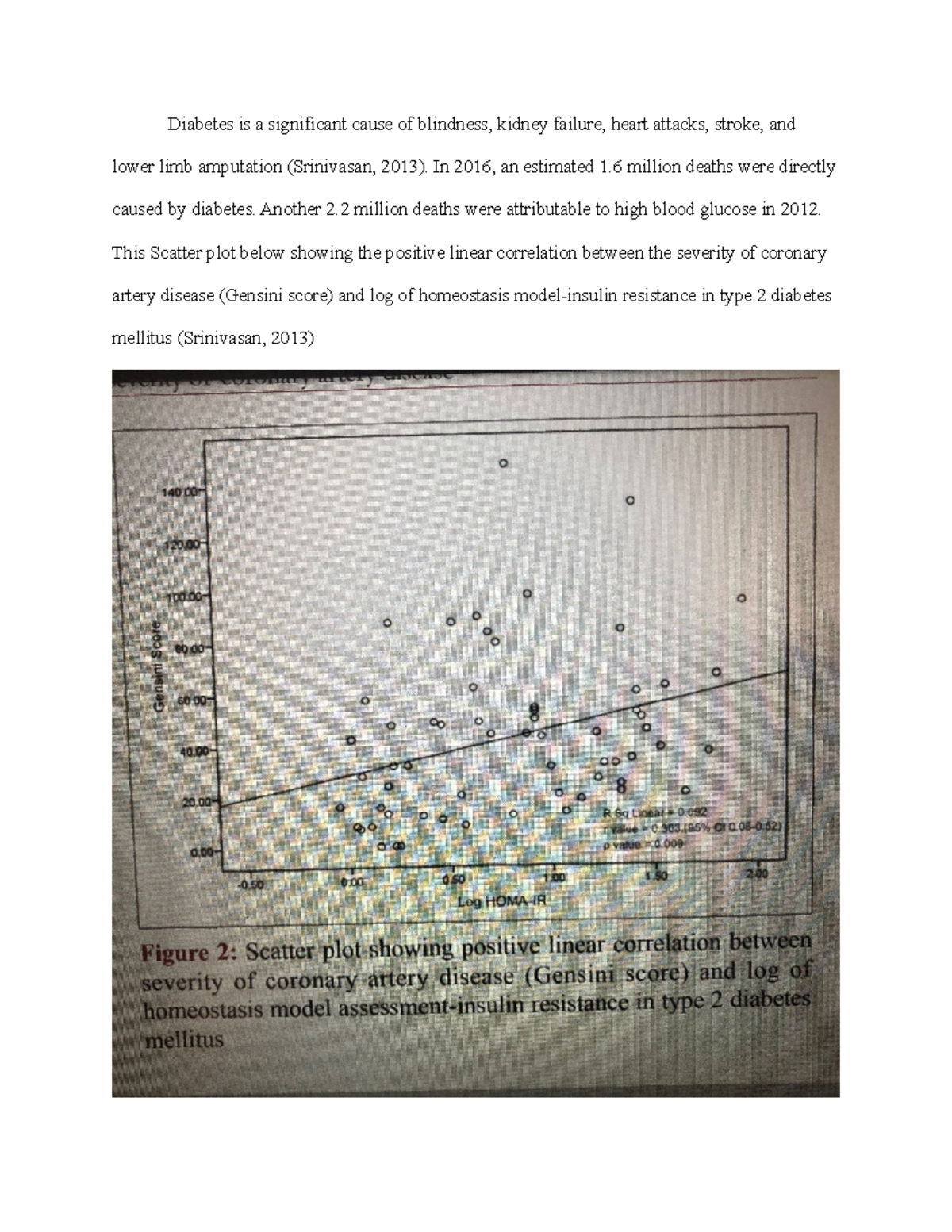 IHP 525 Discussion: Correlation of Insulin Resistance and CAD Severity ...