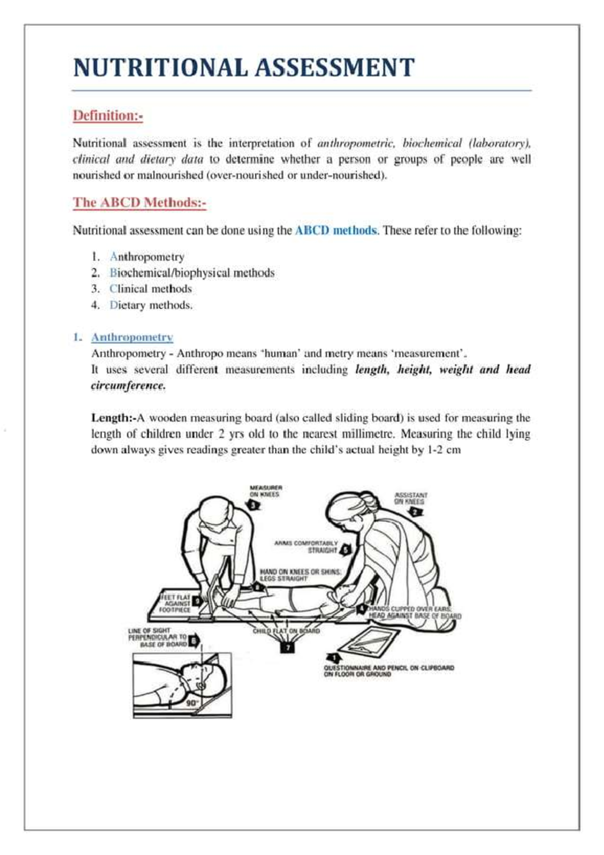 NUTR 101: Comprehensive Guide to Nutritional Assessment Techniques ...