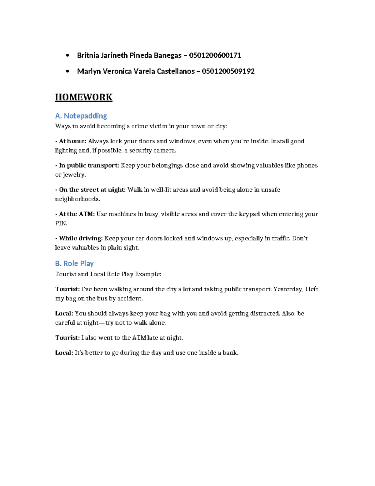 Crime Prevention Strategies: Homework A - Parejas - Studocu