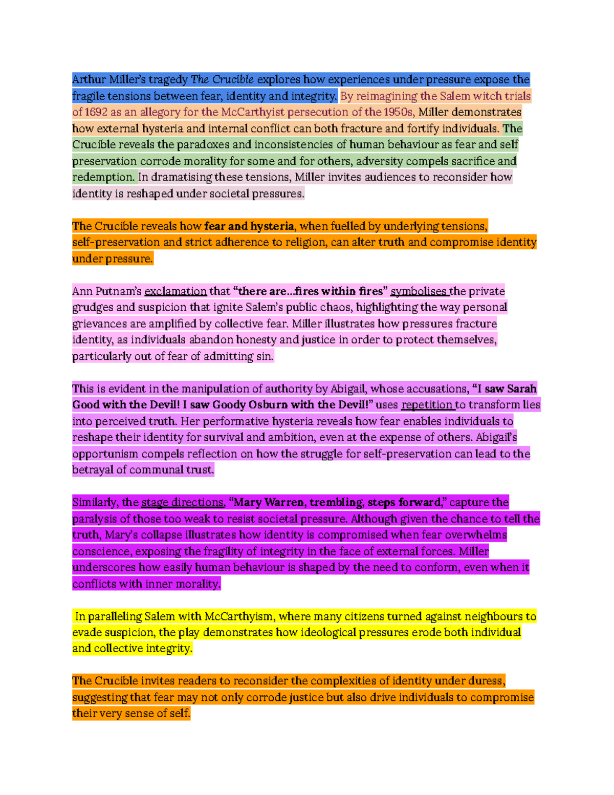 ENG 101: The Crucible - Identity, Fear, and Integrity Under Pressure ...