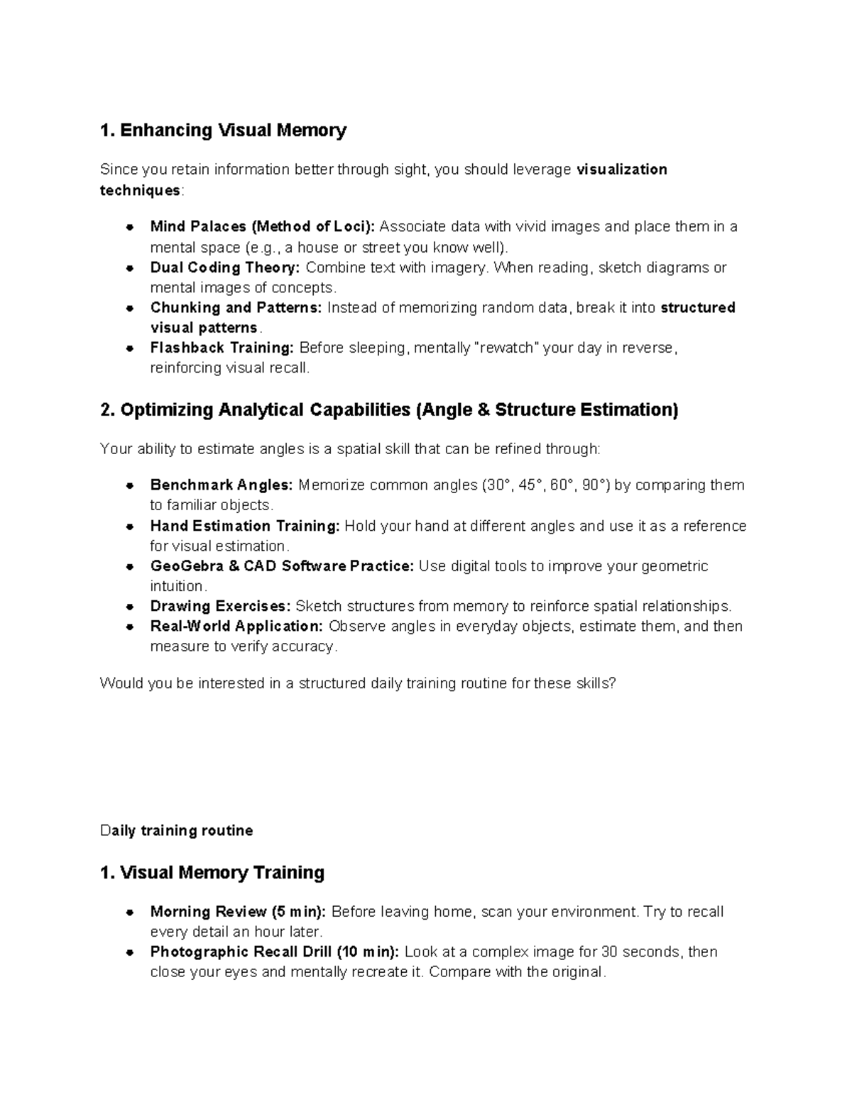 Working on two interconnected cognitive skills- visual memory ...
