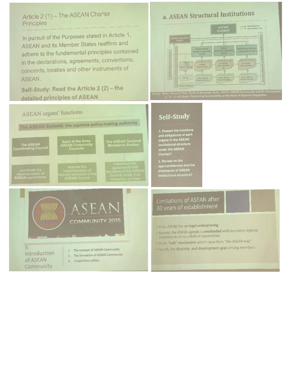ASEAN Community Law: Principles and Structural Institutions Overview ...