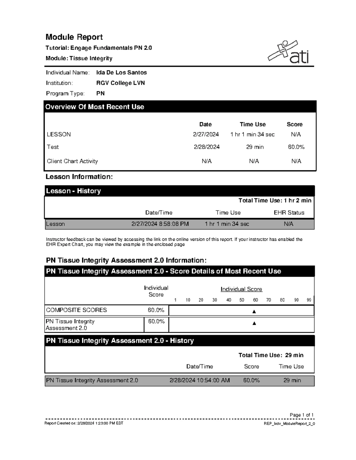 Report (49) - Summary anatomy and physiology lab 1 - Pediatrics Basic ...