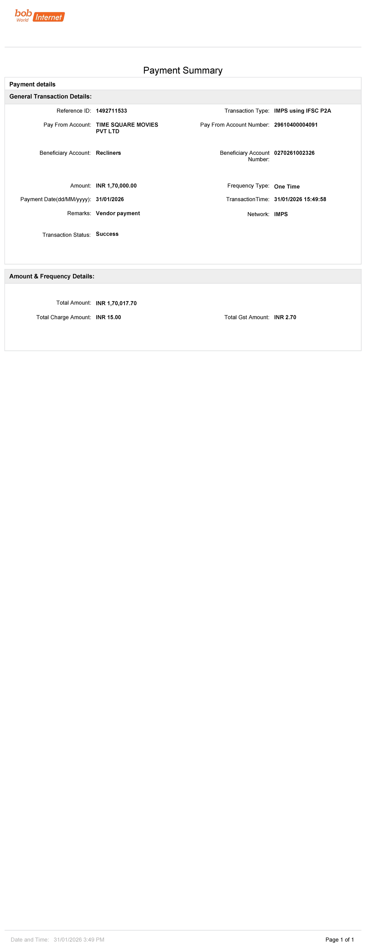 Initiate Single Entry Payment Summary UX 531-01-2026 - Payment Summary ...
