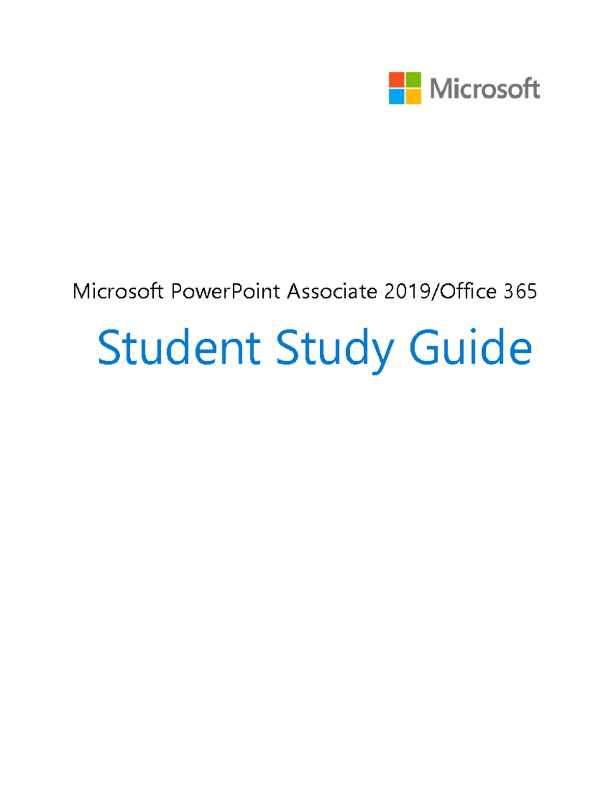 PowerPoint 2019 Study Guide for MO-300 Certification Exam - Studocu
