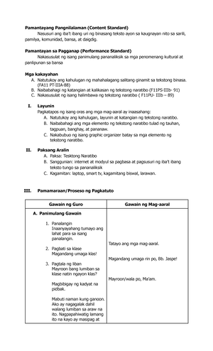 Performance Assessment Strategies - ED 209 Module Activity - Studocu