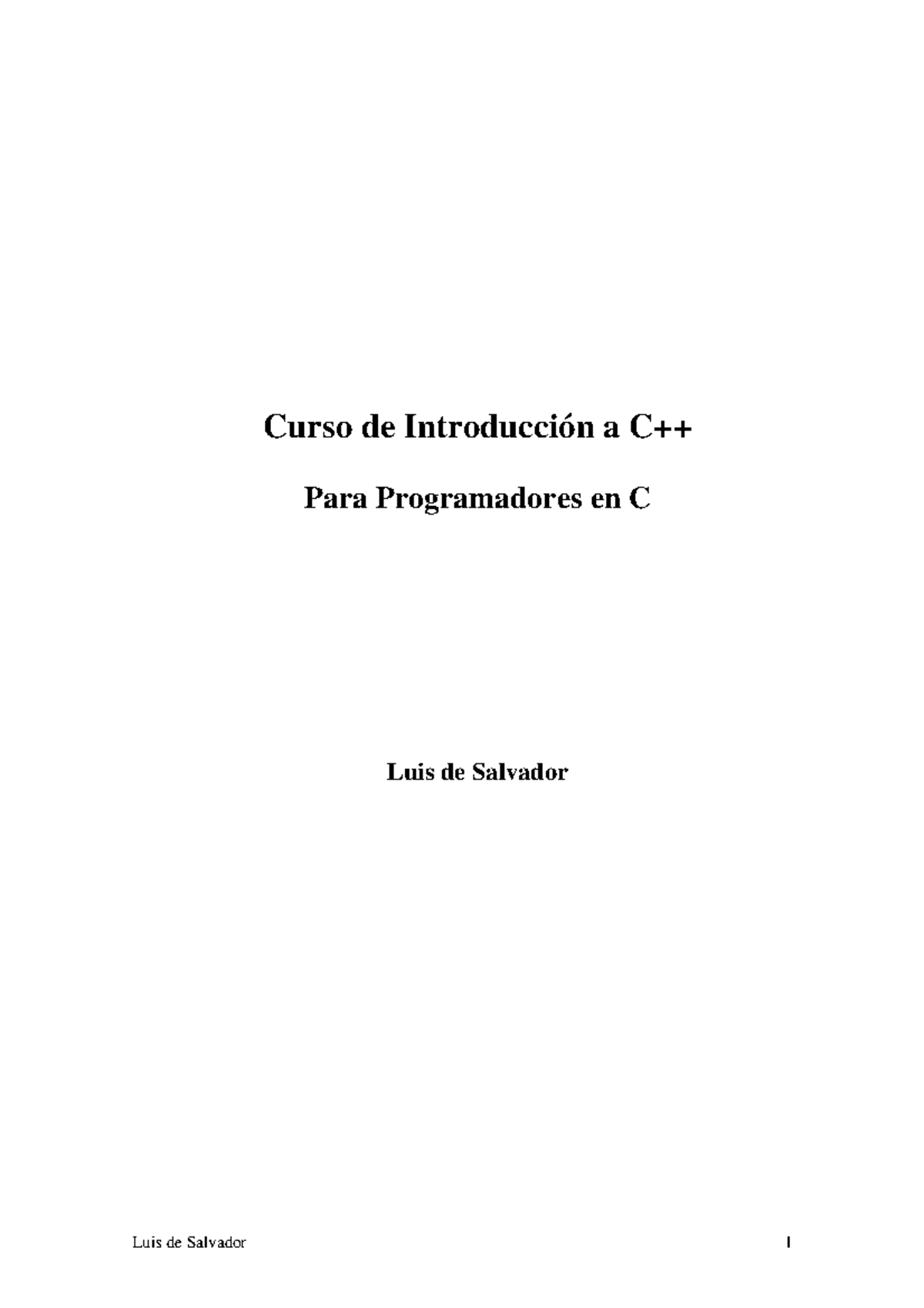 Introducción a C++ para Programadores en C: Notas y Ejercicios - Studocu