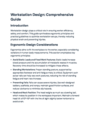 Comprehensive Overview of Work Systems & Ergonomics Techniques ...