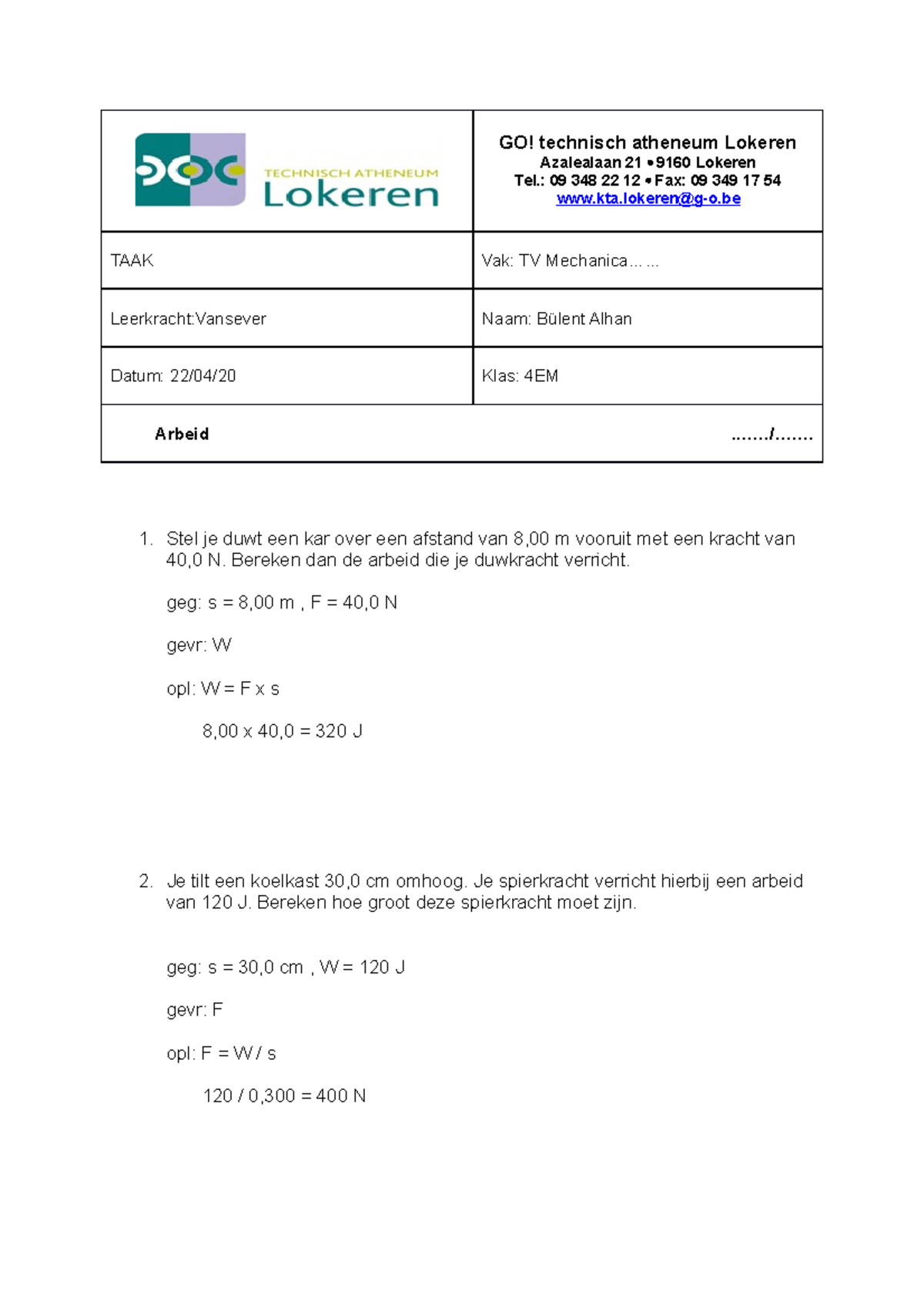 Leereenheid 5: Eenfasige Motoren WM 5 - Theorie en Toepassingen - Studocu