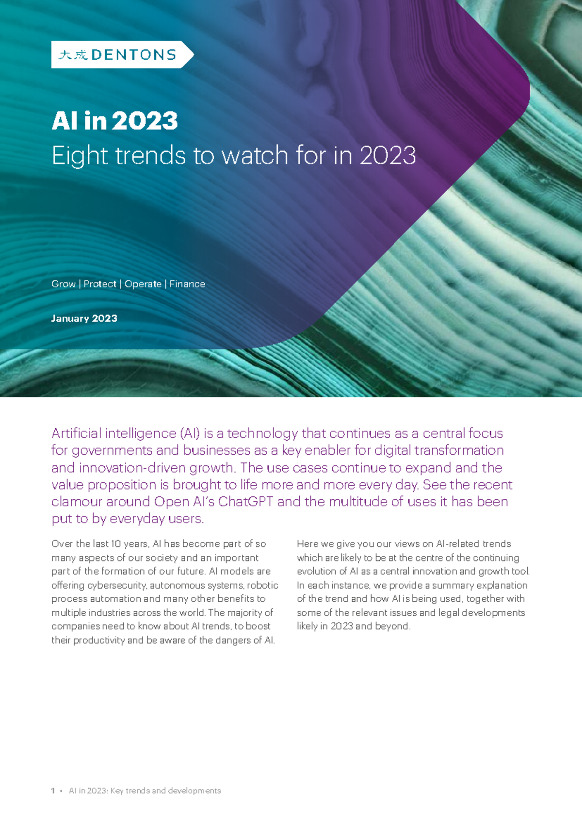 AI in 2023 Key trends and developments - AI in 2023 Eight trends to ...