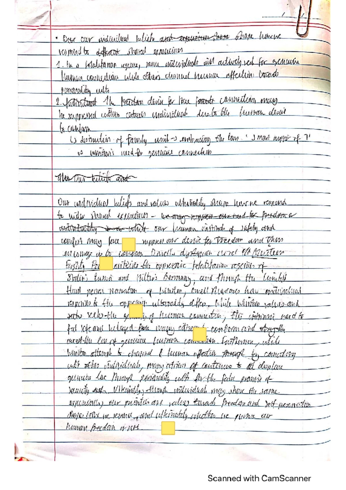 1984 Essay: Exploring the Role of Emotions in Orwell's Dystopia - Studocu