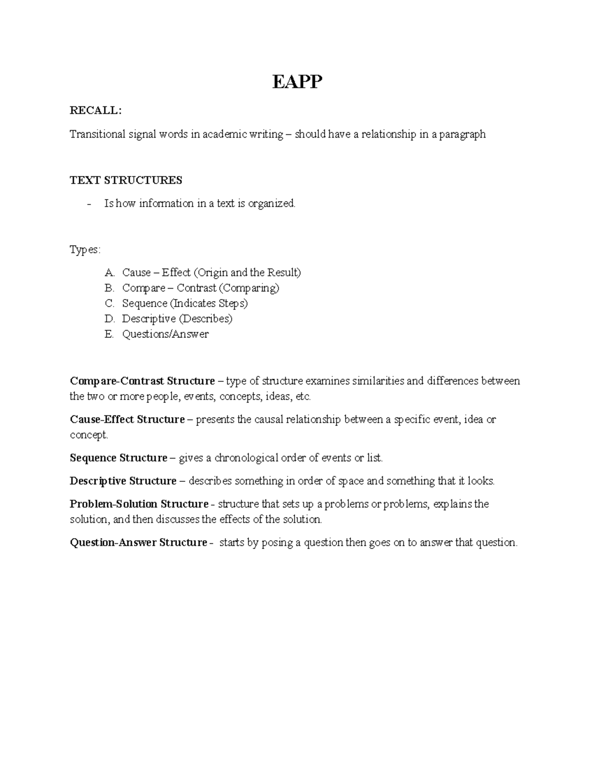EAPP (2.12.25) - Understanding Text Structures in Academic Writing ...
