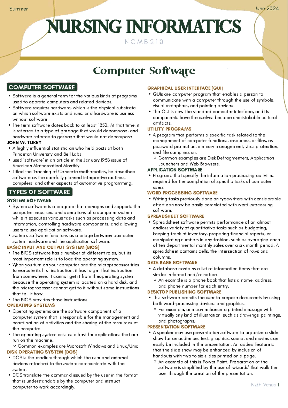 NURSING INFORMATICS NCMB210: Internet & Mobile Computing Overview - Studocu