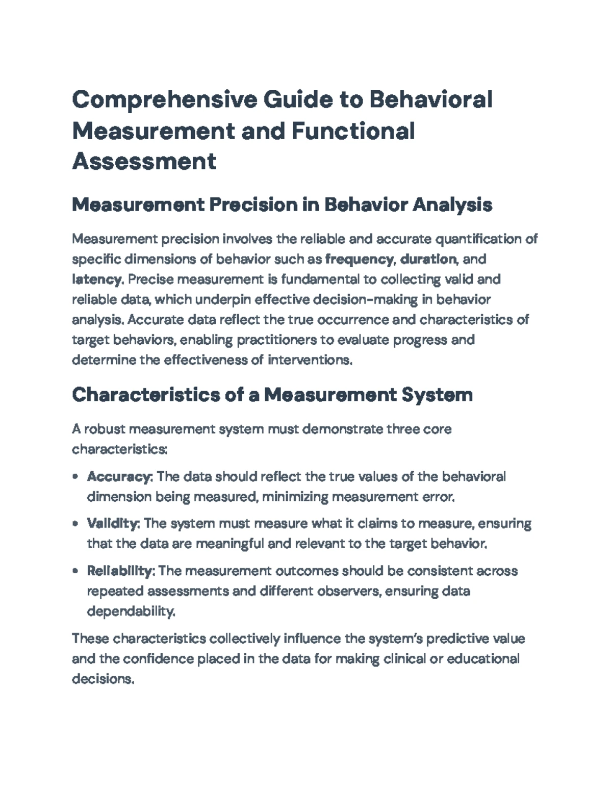 Comprehensive Guide to Functional Behavioral Assessment in ABA (FBA ...