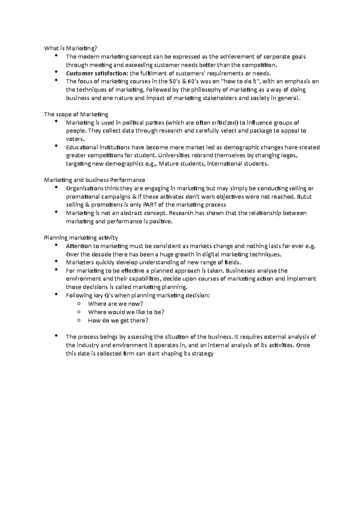 MKT 101: Introduction to Marketing Concepts and Planning Strategies ...