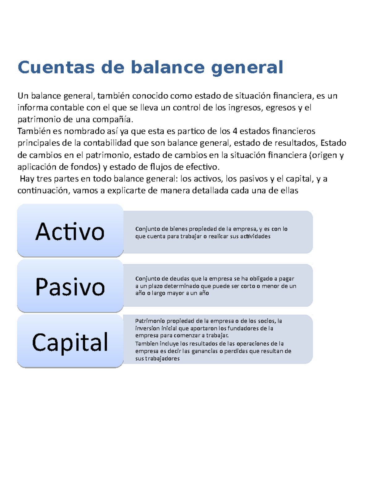 Actividad 2 Contabilidad Cuentas de balance general - UANL - Studocu