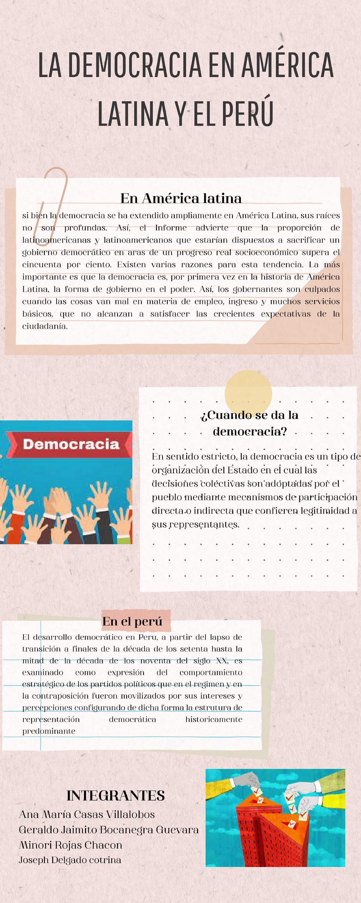 Democracia en América Latina y su Impacto en el Perú - Studocu