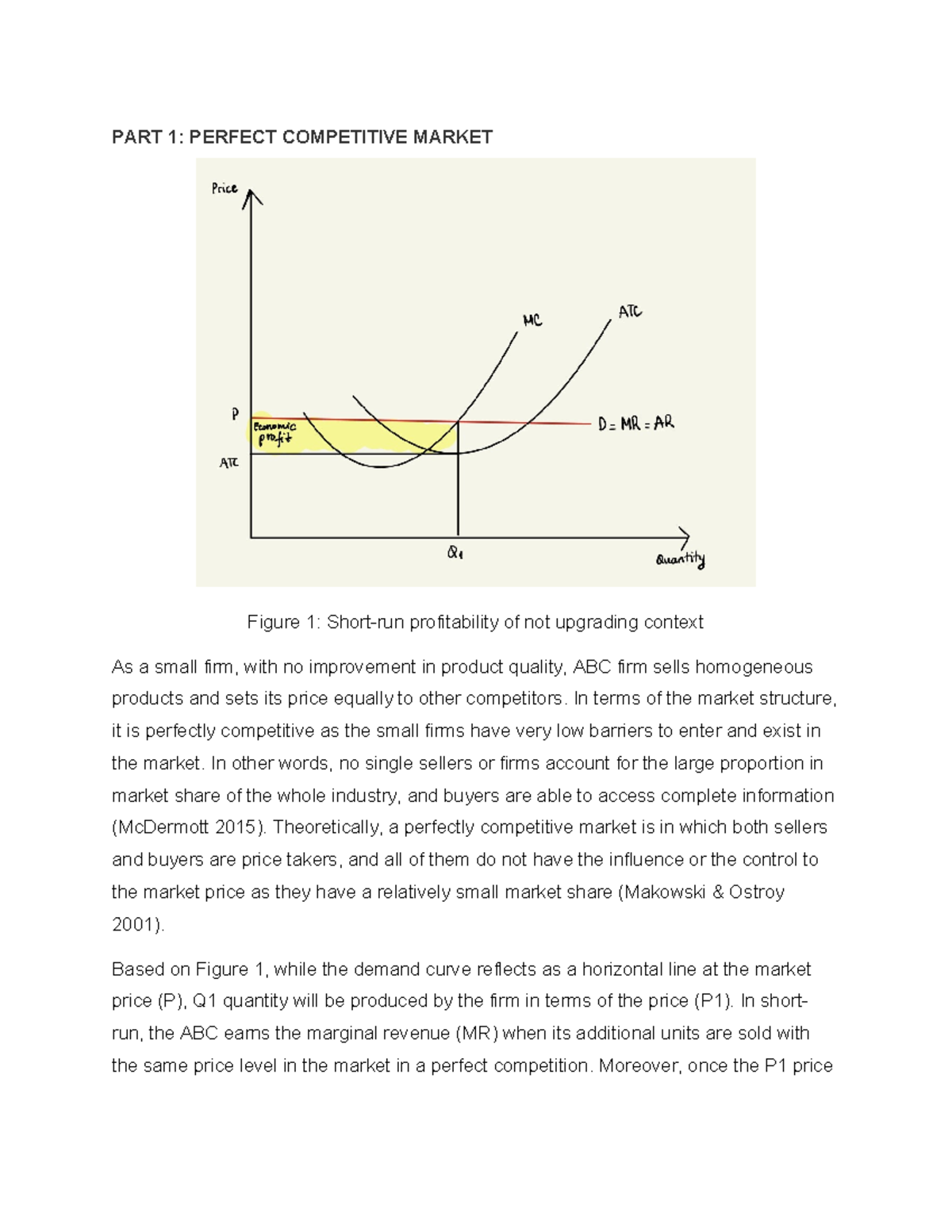 PR-MK - Perfect Competition vs Monopolistic Competition Analysis - Studocu