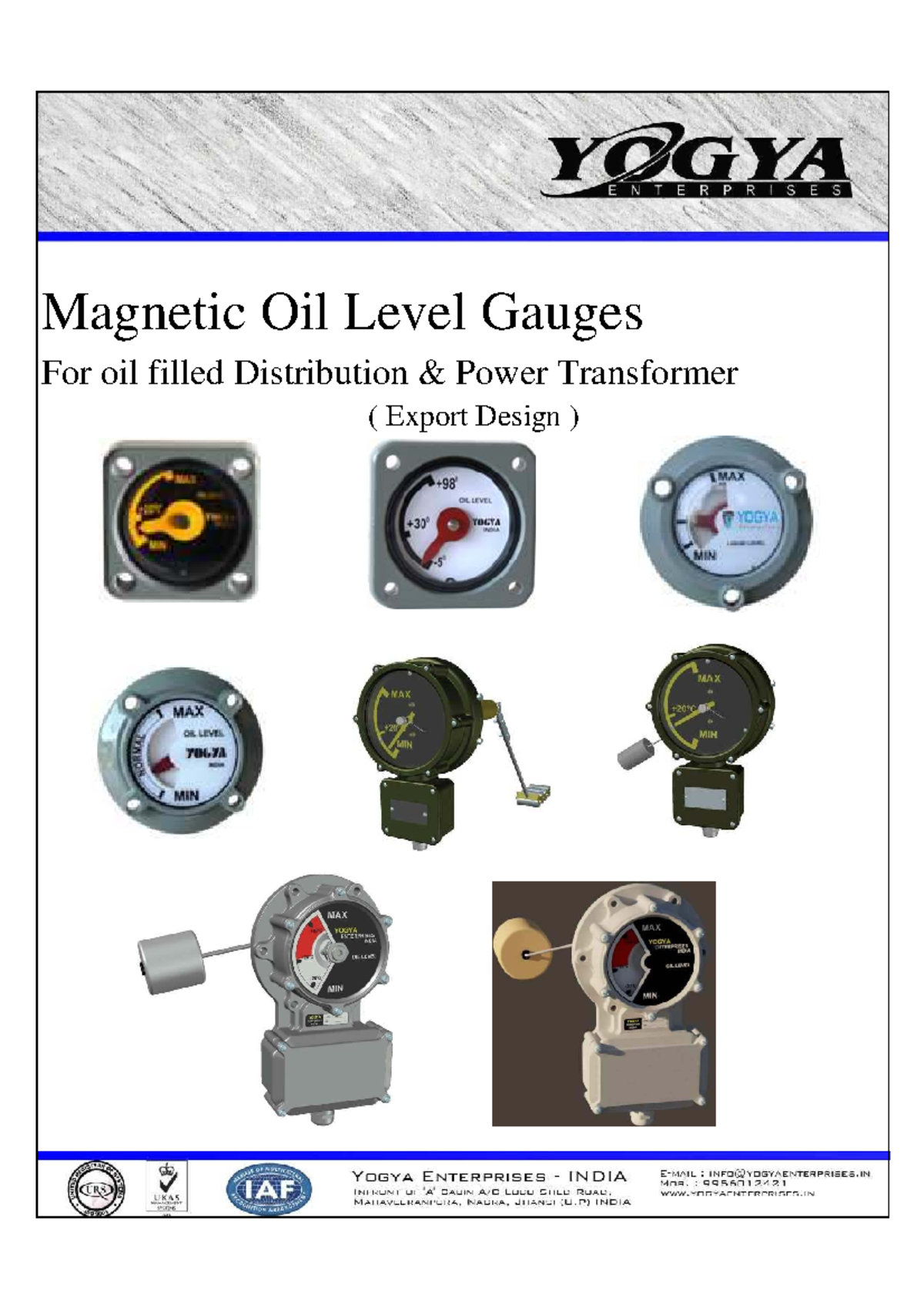 Magnetic Oil Level Gauges Catalogue MOG-CAT-13-EX (Export Design) - Studocu