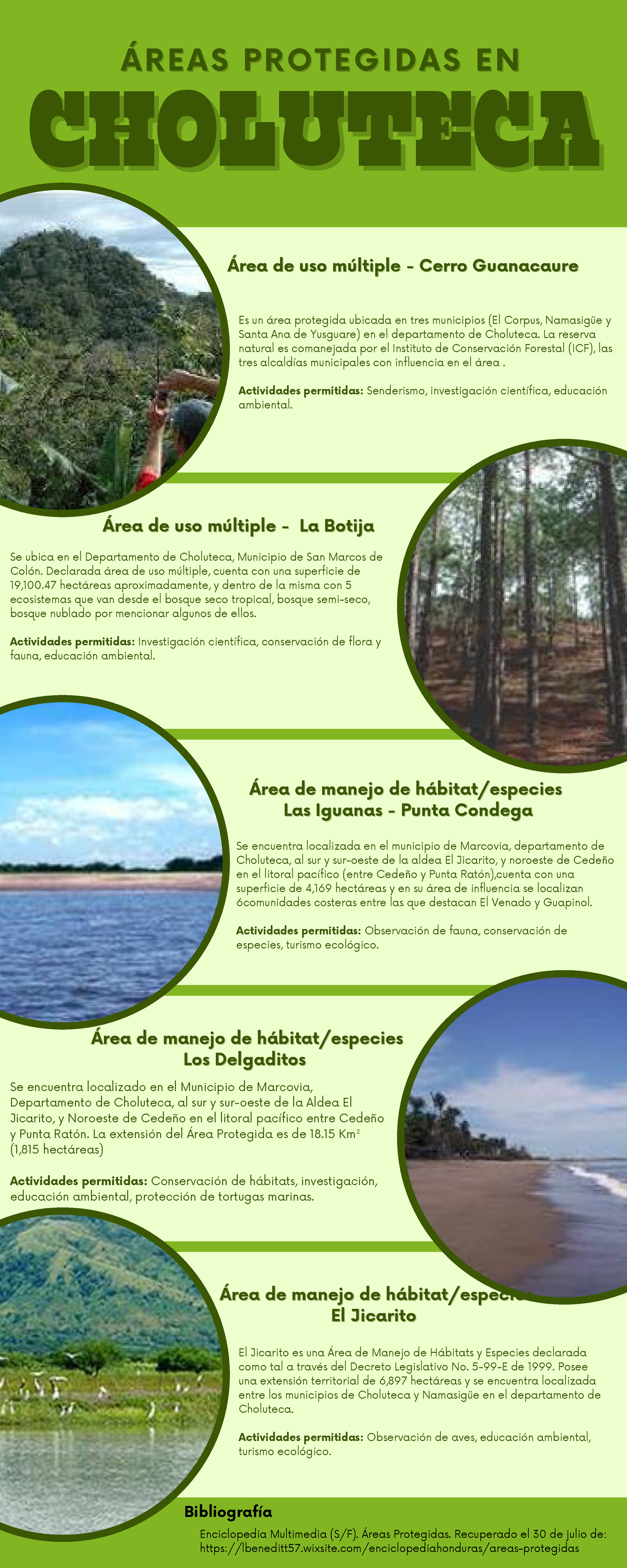 Áreas Protegidas y Manejo de Hábitats en Choluteca - Estudio Detallado ...