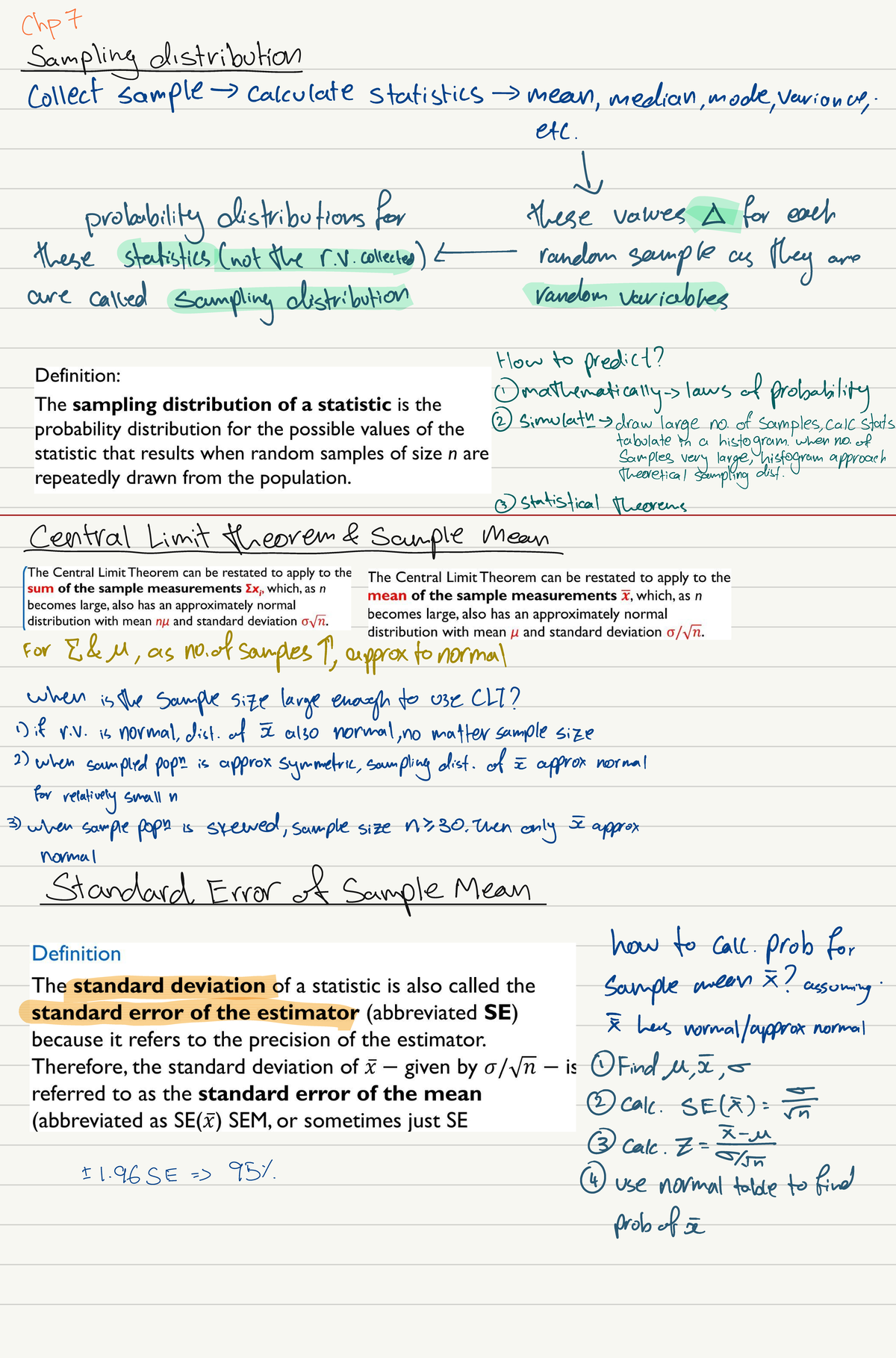 Sc2000 2nd Half Tutorial Notes and Key Concepts - Document Preview