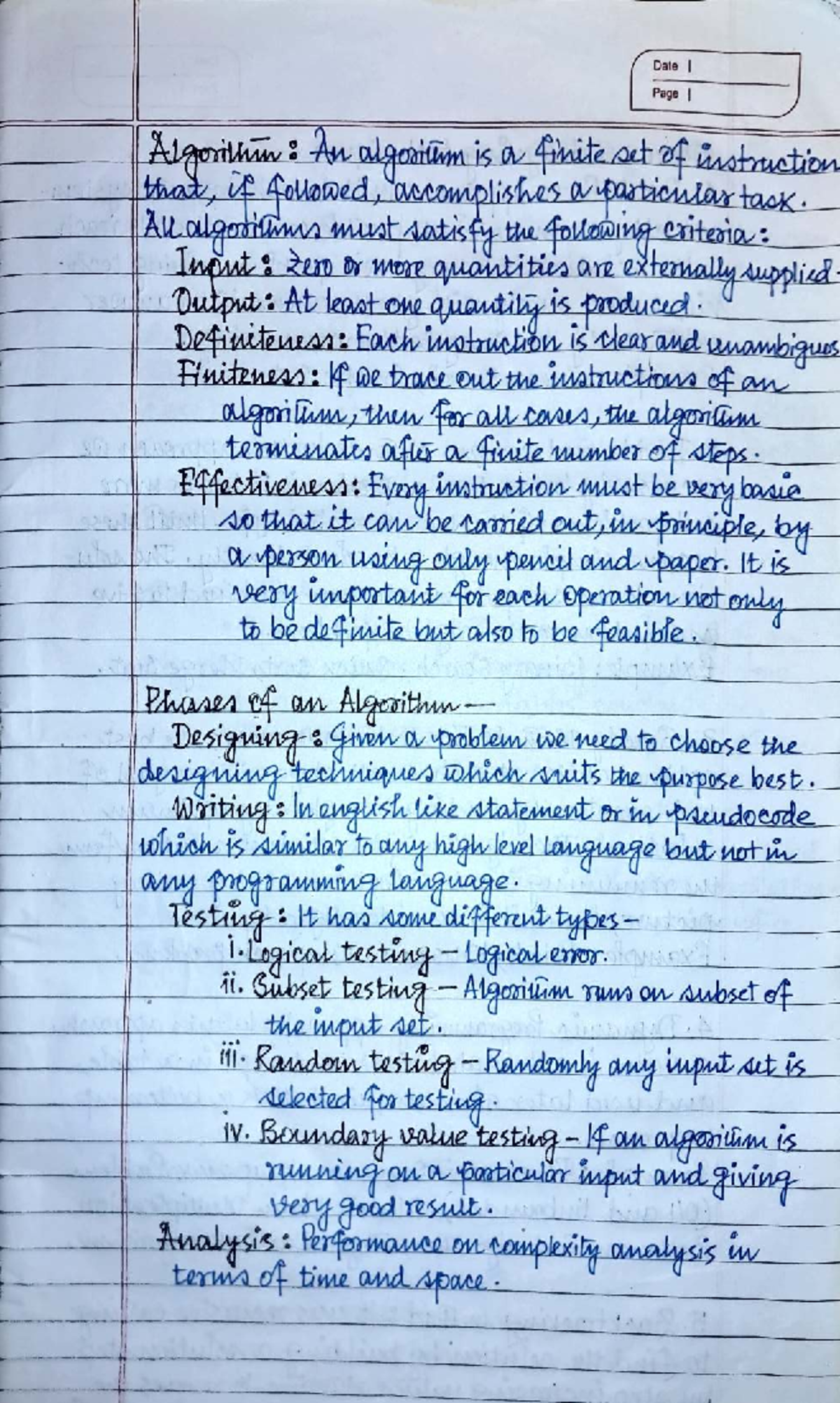 DAA 101: Comprehensive Handwritten Notes on Algorithms and Complexity ...