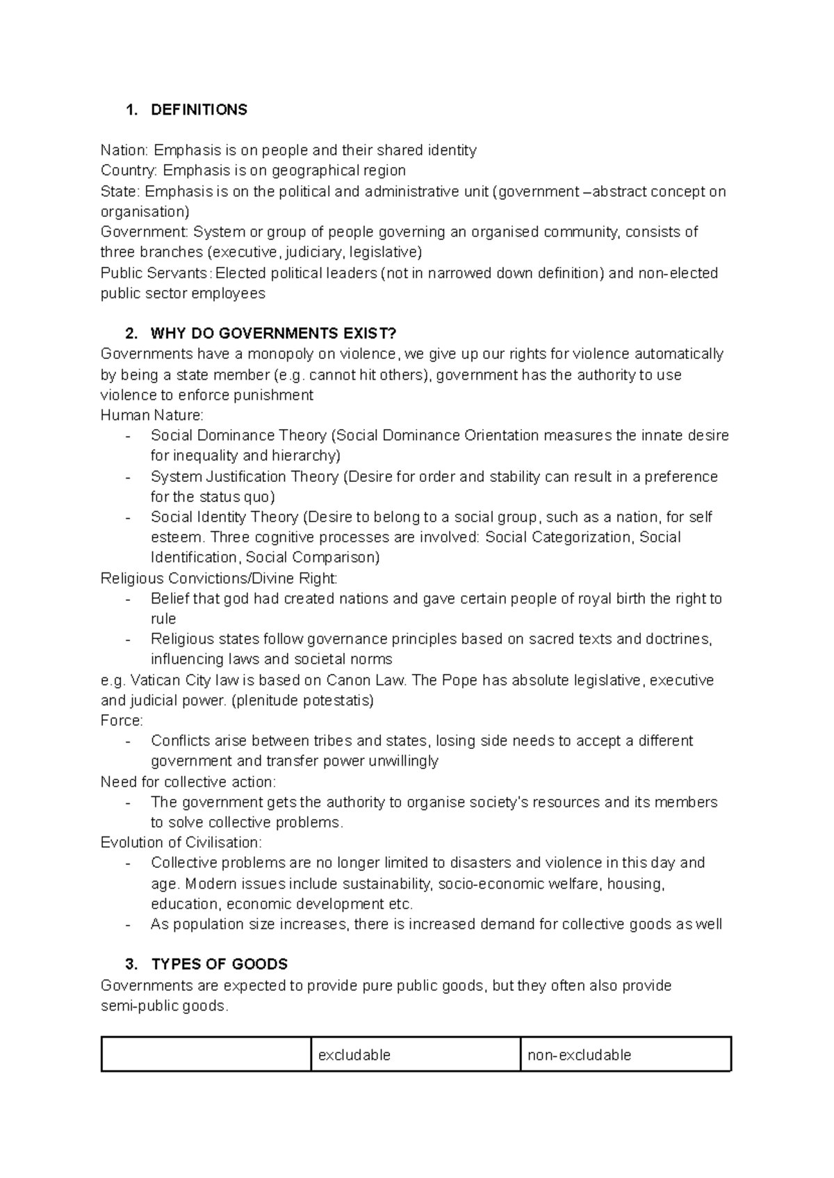 HA1003 - Public Policy Part 1: Key Concepts and Definitions - Studocu
