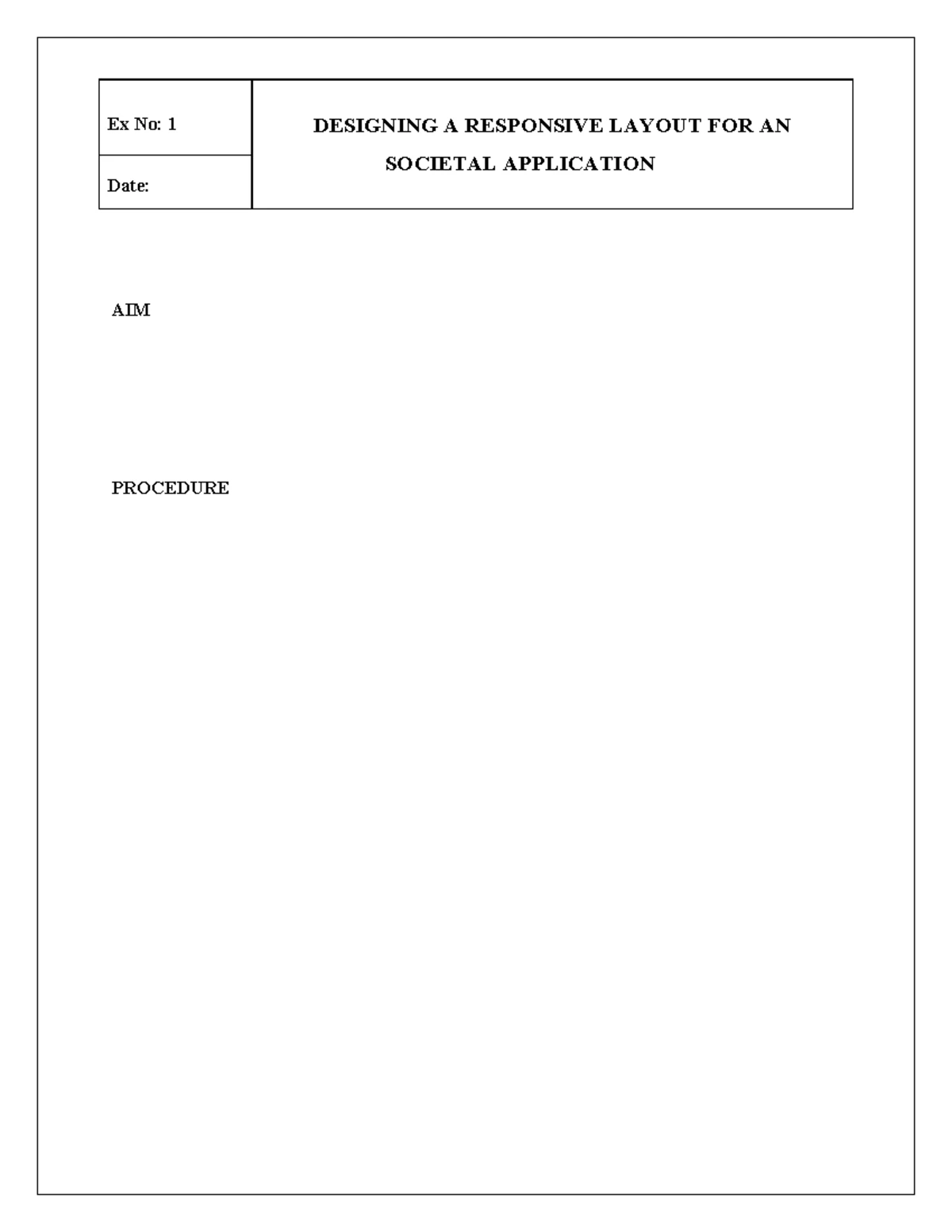 CCS370 - UI and UX Design Laboratory Practical Manual - Studocu