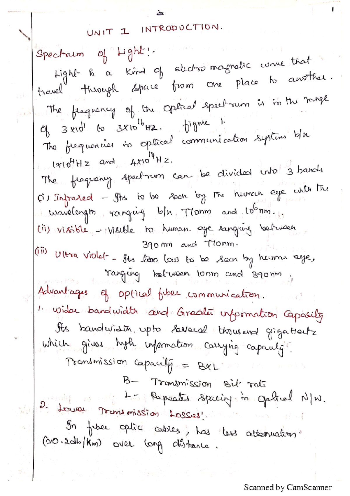 5. Lecture Notes on Optical Fiber Communication Fundamentals - Studocu