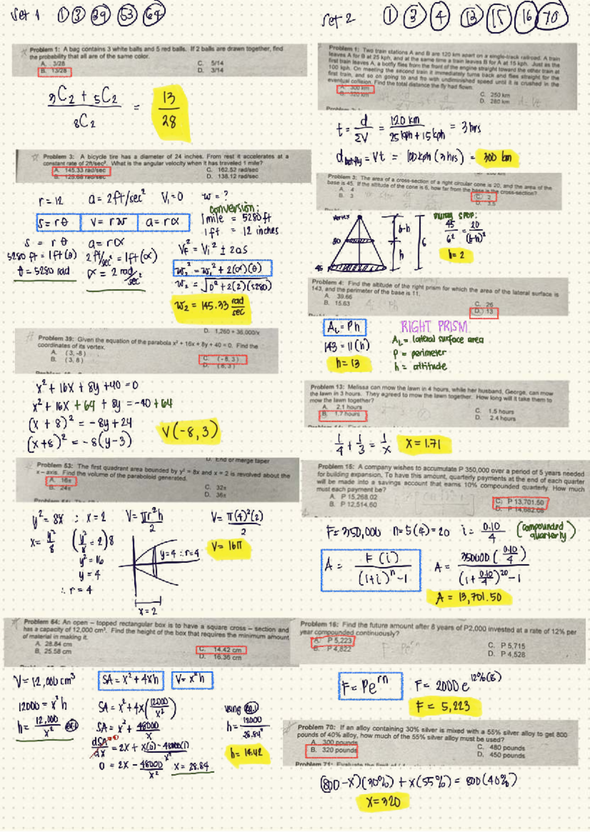CC1 Finals - Example Problems on Probability, Geometry, and Motion ...