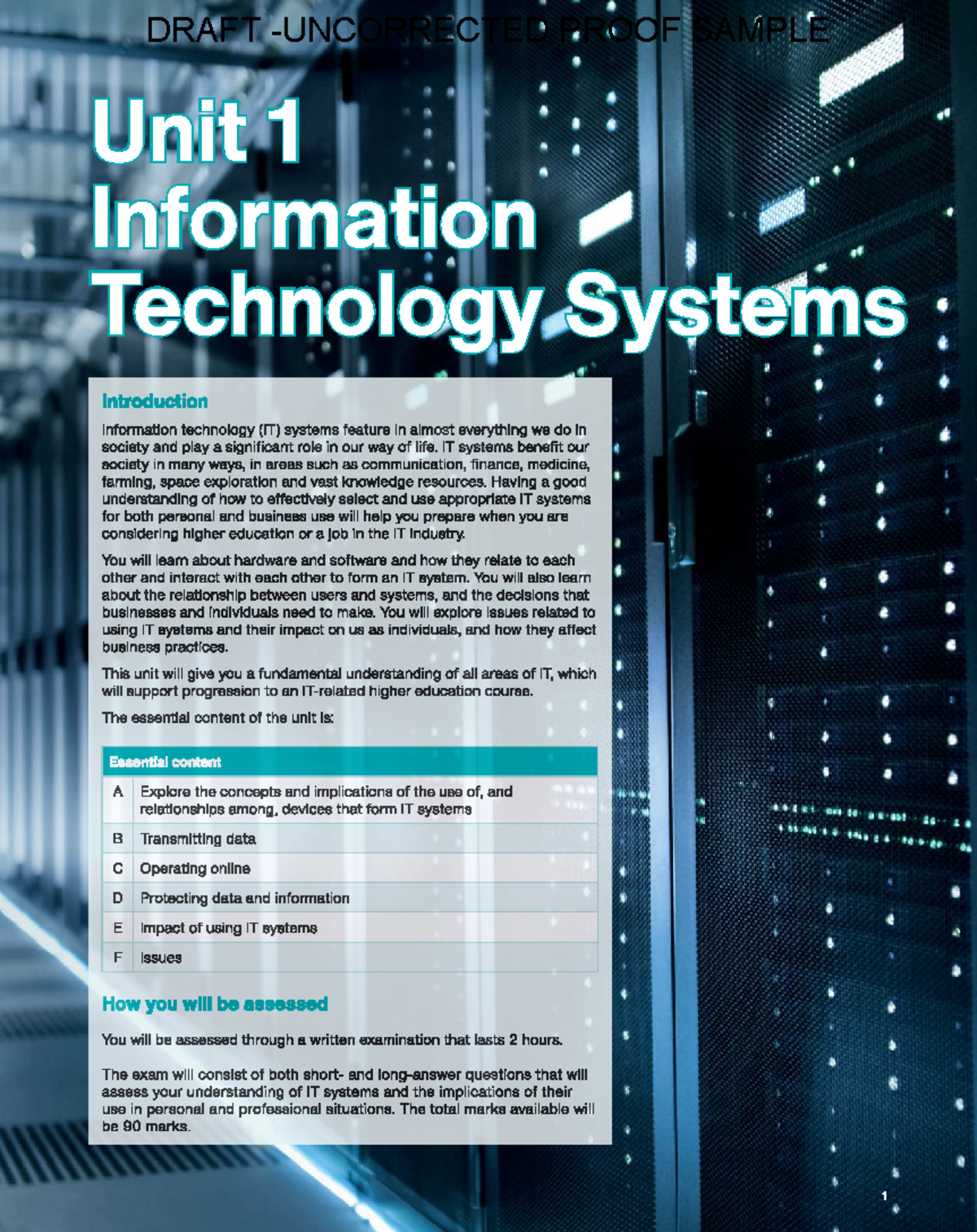 IT101 Unit 1: Introduction to Information Technology Systems - Studocu