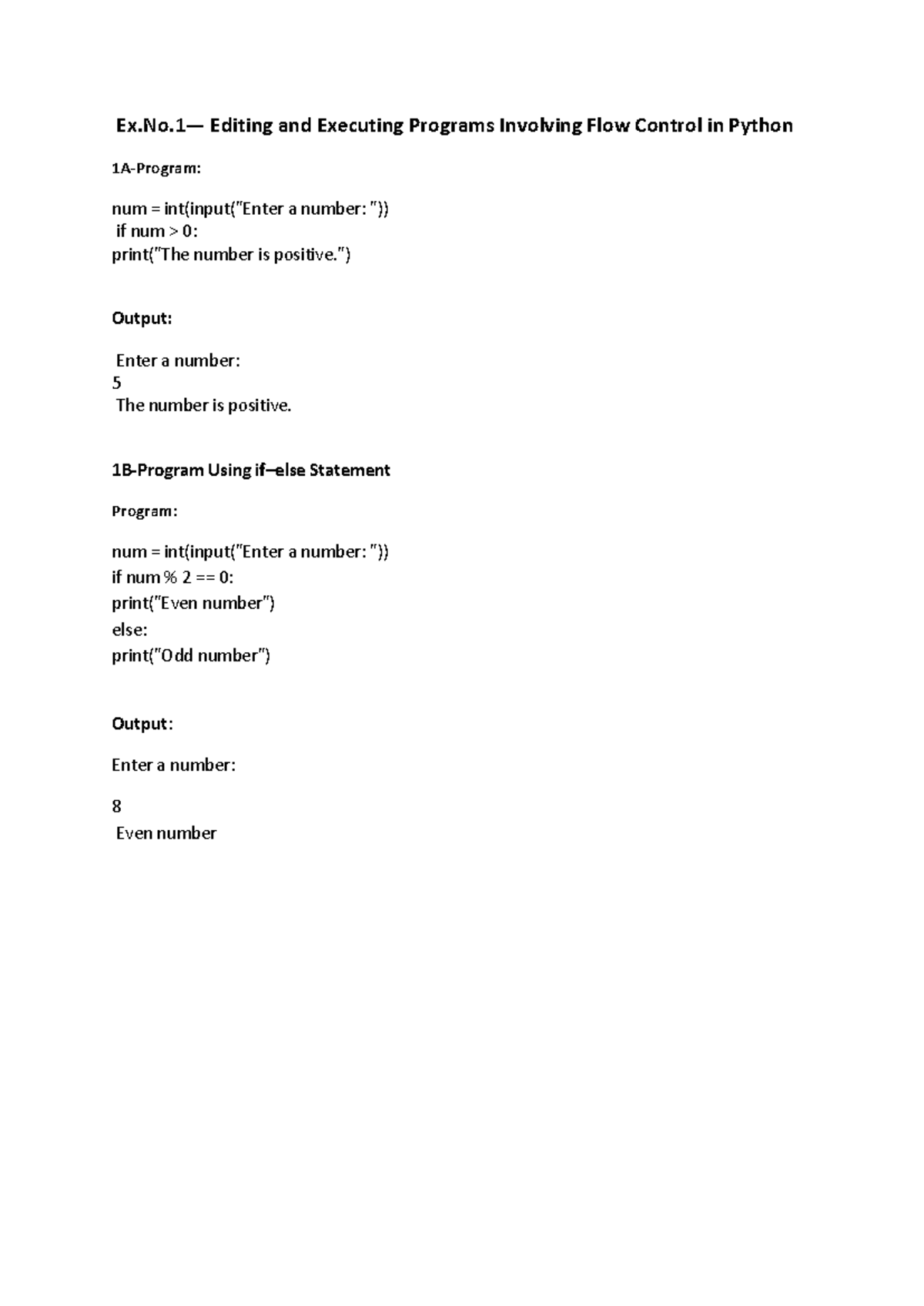 BCOM CA Practical Exercises: Flow Control, Functions, and Data Handling ...