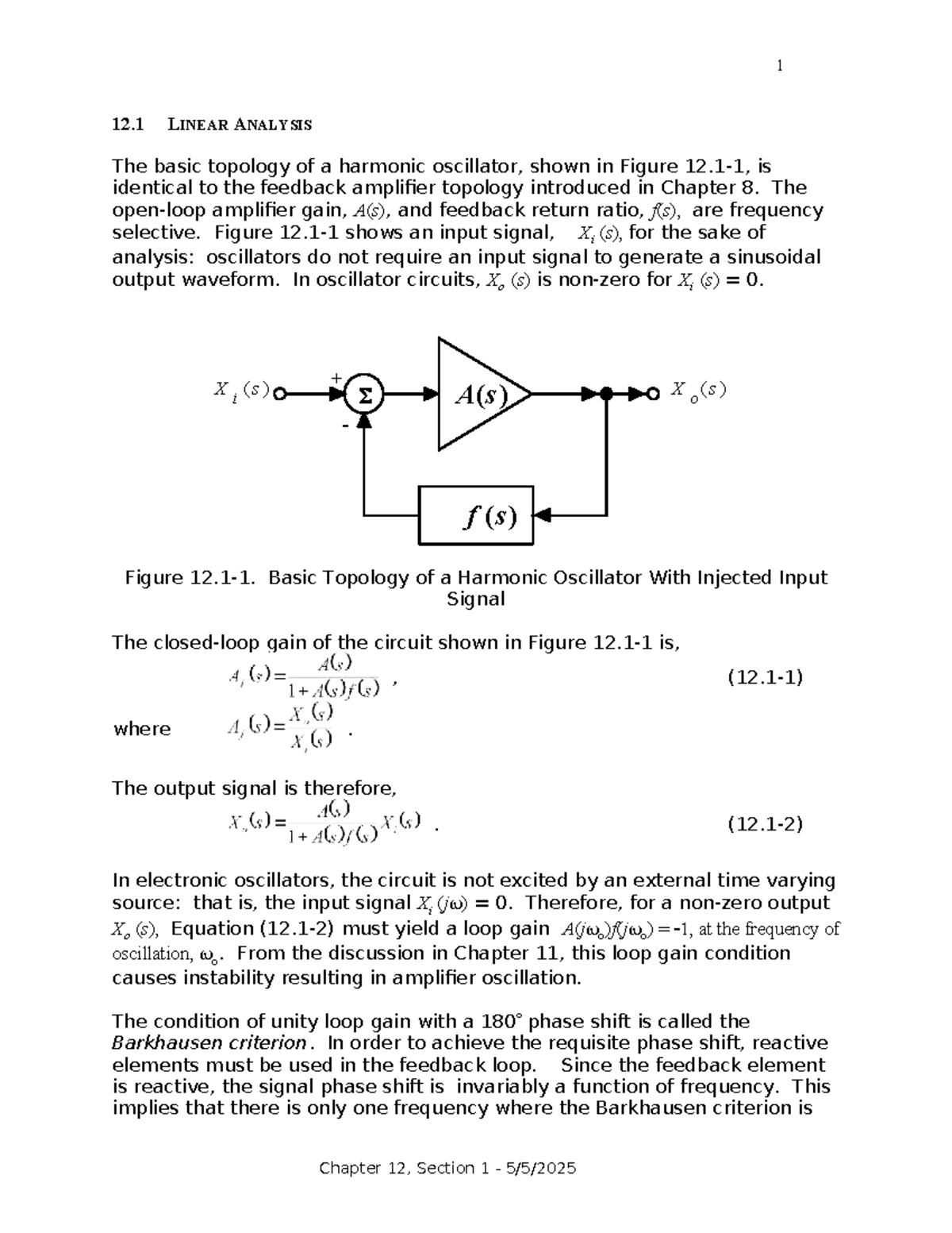 CH12-1 Final Exam Notes on Harmonic Oscillators and Stability - Studocu