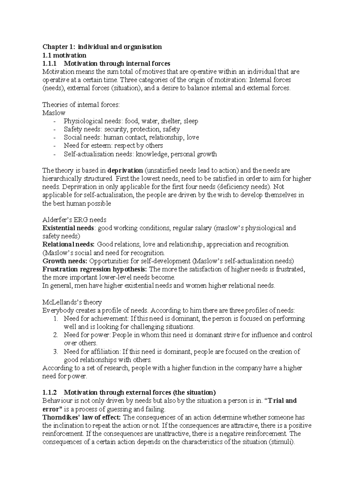 Summary of Organizational Behavior Concepts (OB 101) - Studeersnel