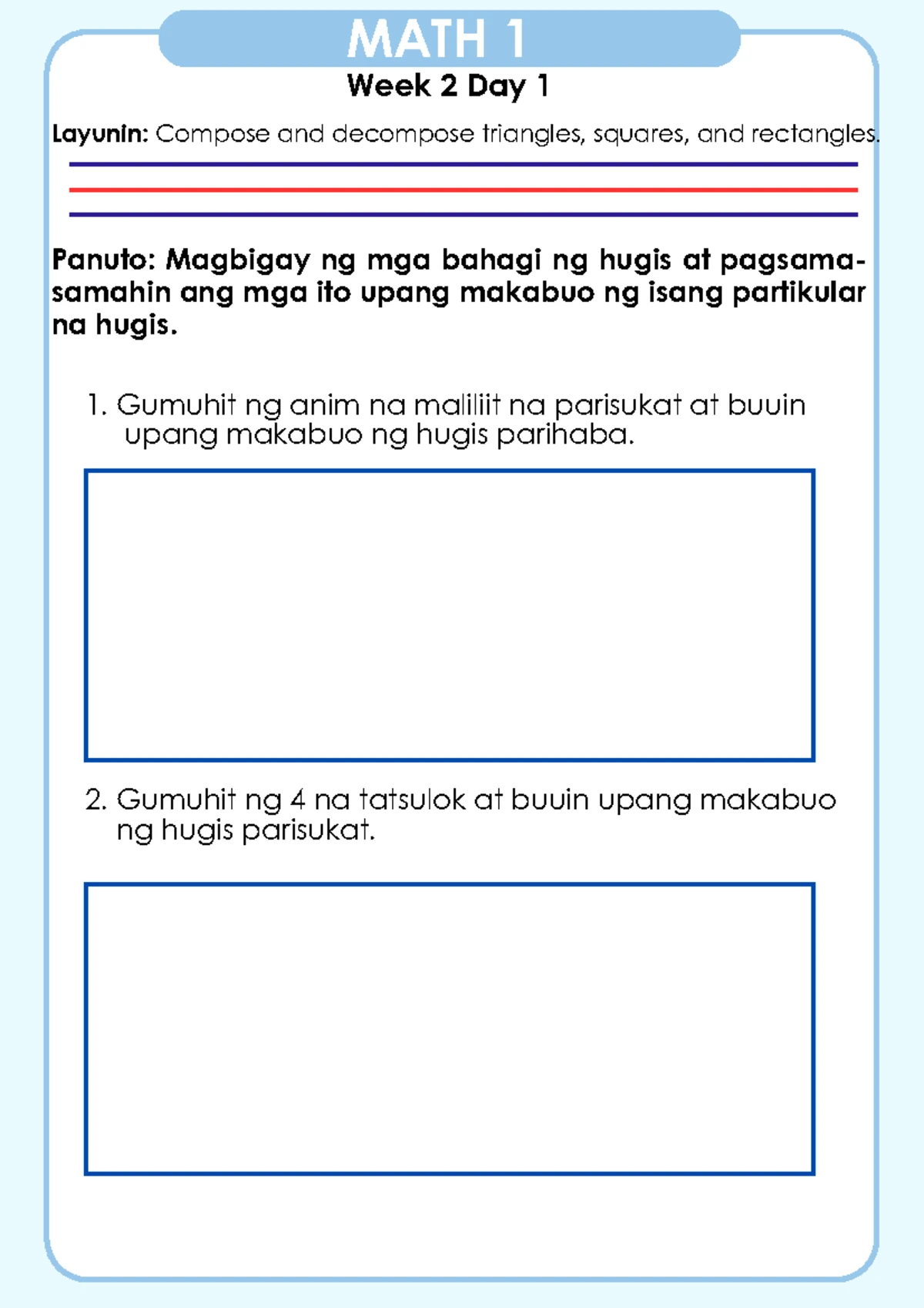 Reading and Literacy Worksheet: Week 1 Activities - Studocu