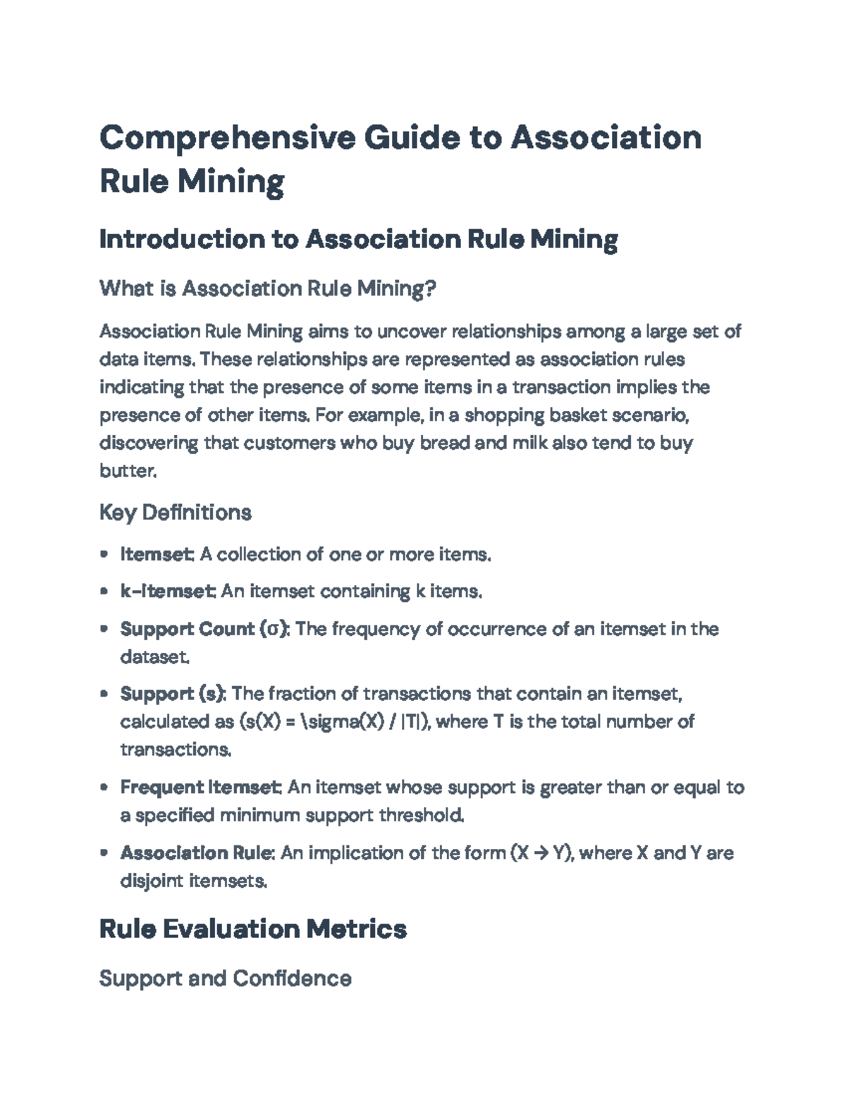 Comprehensive Guide to Association Rule Mining (Course Code Included ...