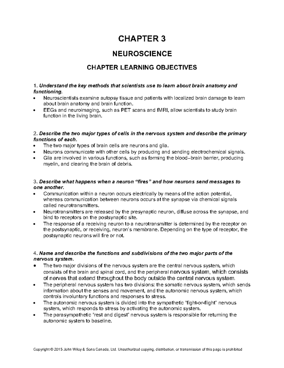 Tb03 - Chapter+3+test+banks - CHAPTER 3 NEUROSCIENCE CHAPTER LEARNING ...