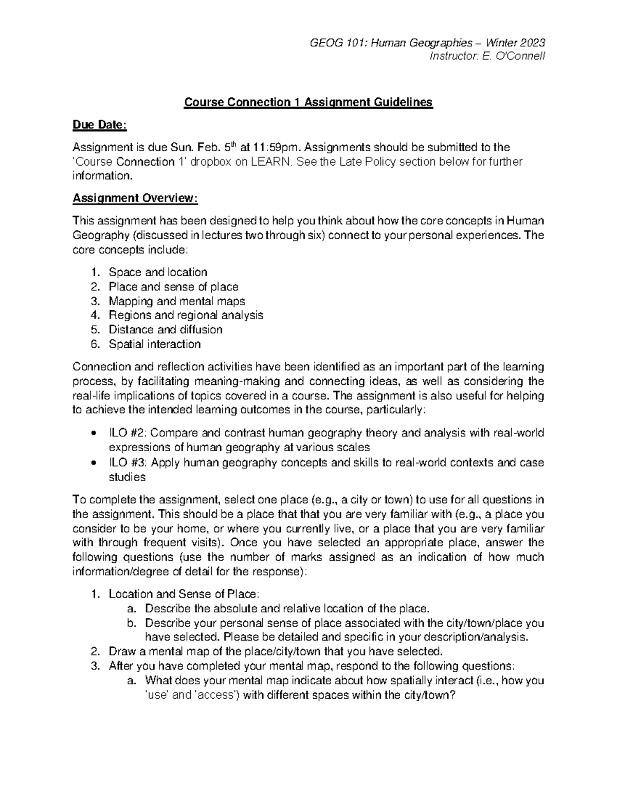 2023 Winter Geog final exam cheatsheet - 1 Geography Concepts Absolute ...