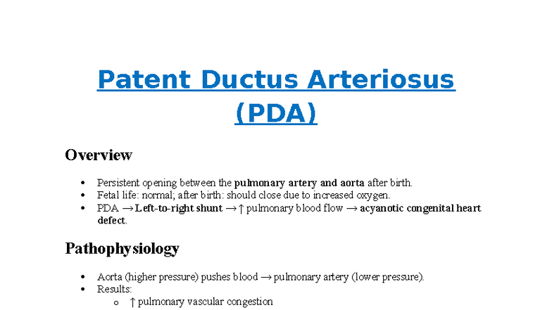 Pediatric Cardiac Conditions Overview: PDA, ASD, VSD, and AS Insights ...