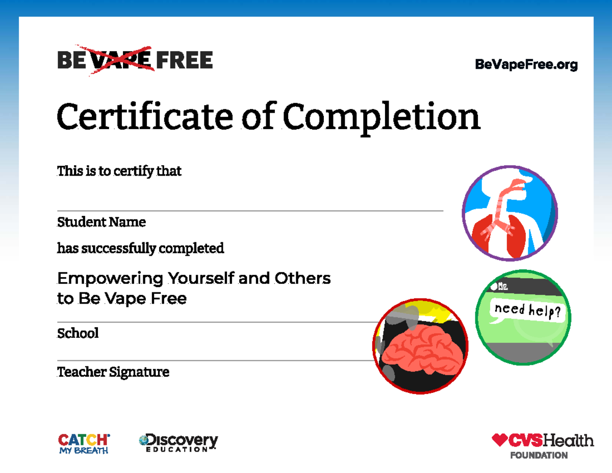 CVS BVF HS SPM certificate - THA 2304 - Certificate of Completion ...