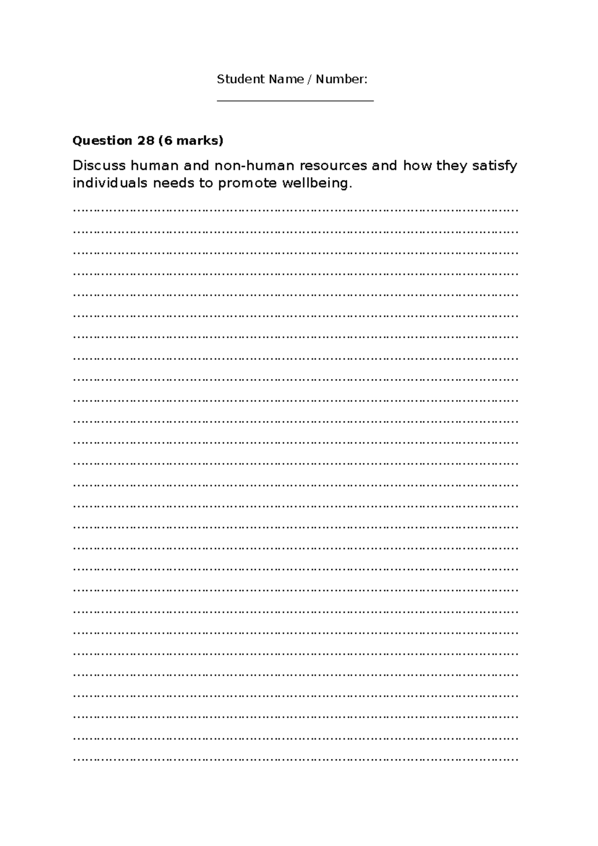 Exam Practice: Human & Non-Human Resources, Interviews & Questionnaires ...