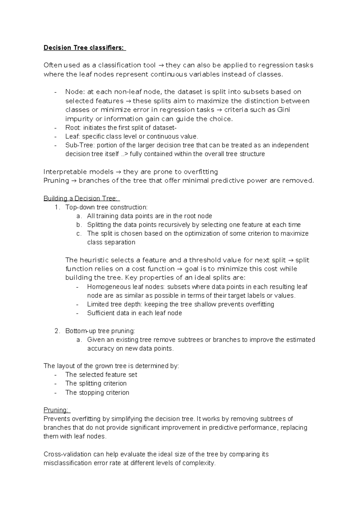 Decision Tree Classifiers: Concepts, Construction, and Pruning ...